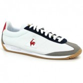 Collection Le Coq Sportif Chaussures Quartz Nylon Gum Blanc/Blue/Rouge H16 - Blanc Homme Soldes